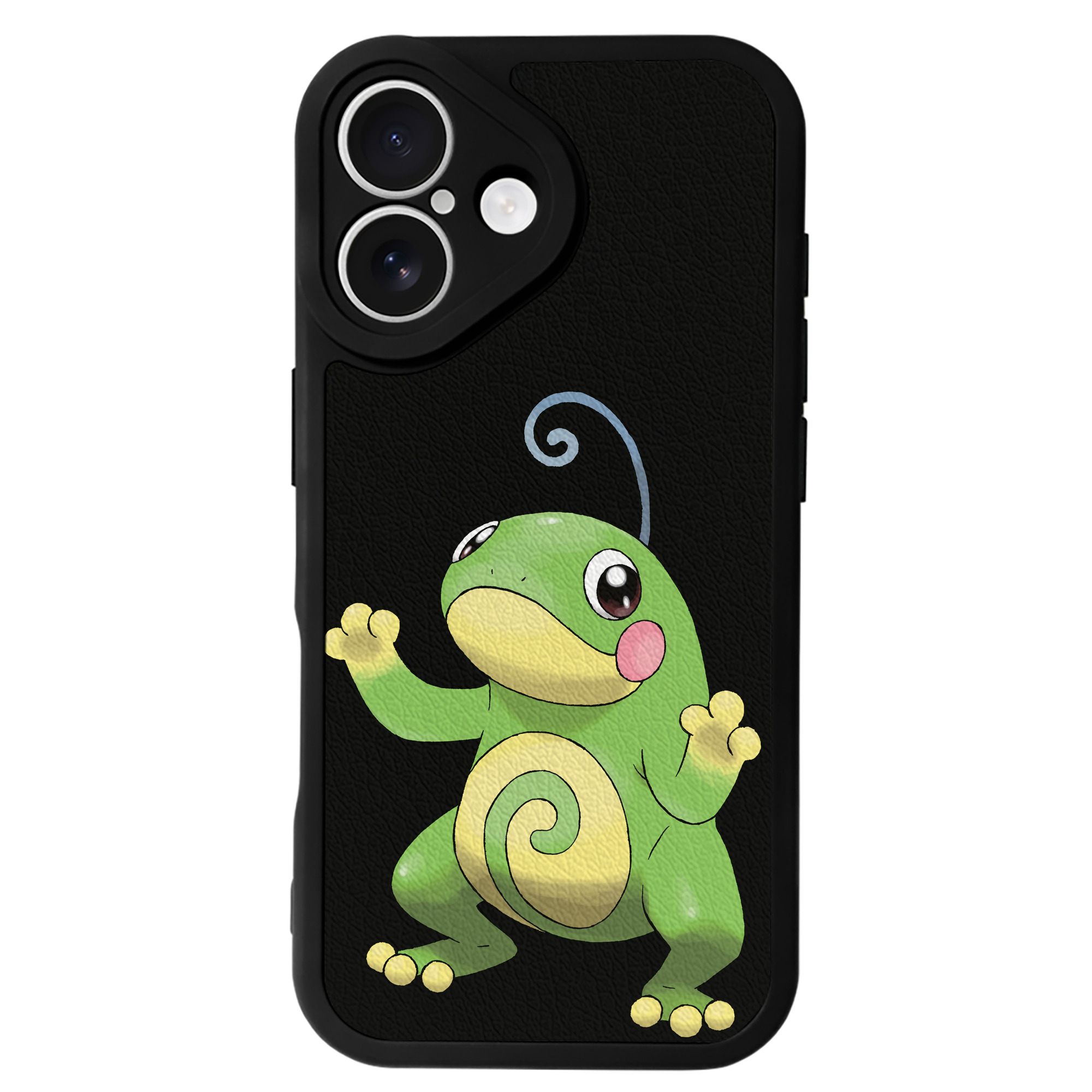 （画像用） ポケットモンスター Pokémon 【iPhone 16シリーズ対応】シリコンスマホケース（レザー調） 材質：シリコン